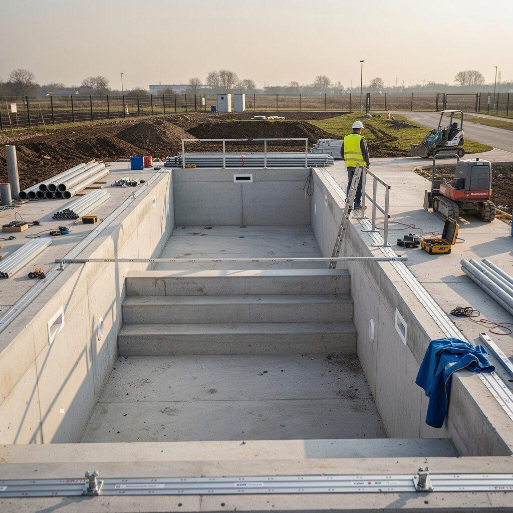 Bauleitung Schwimmbad bei Poolbau Hirsch GmbH