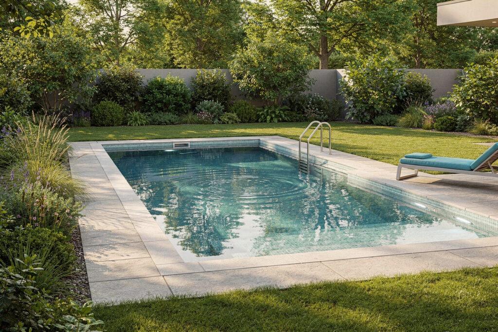 Wie der Pool ins Grün passt: Garten- und Wellnesskonzept – Poolbau Hirsch GmbH