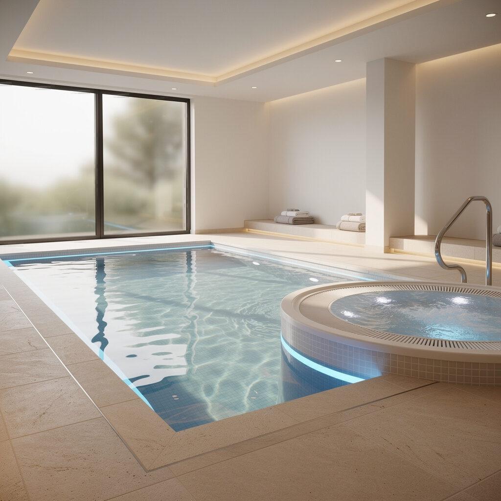 Indoorpool und Whirlpool für ganzjährige Wellness – Poolbau Hirsch GmbH