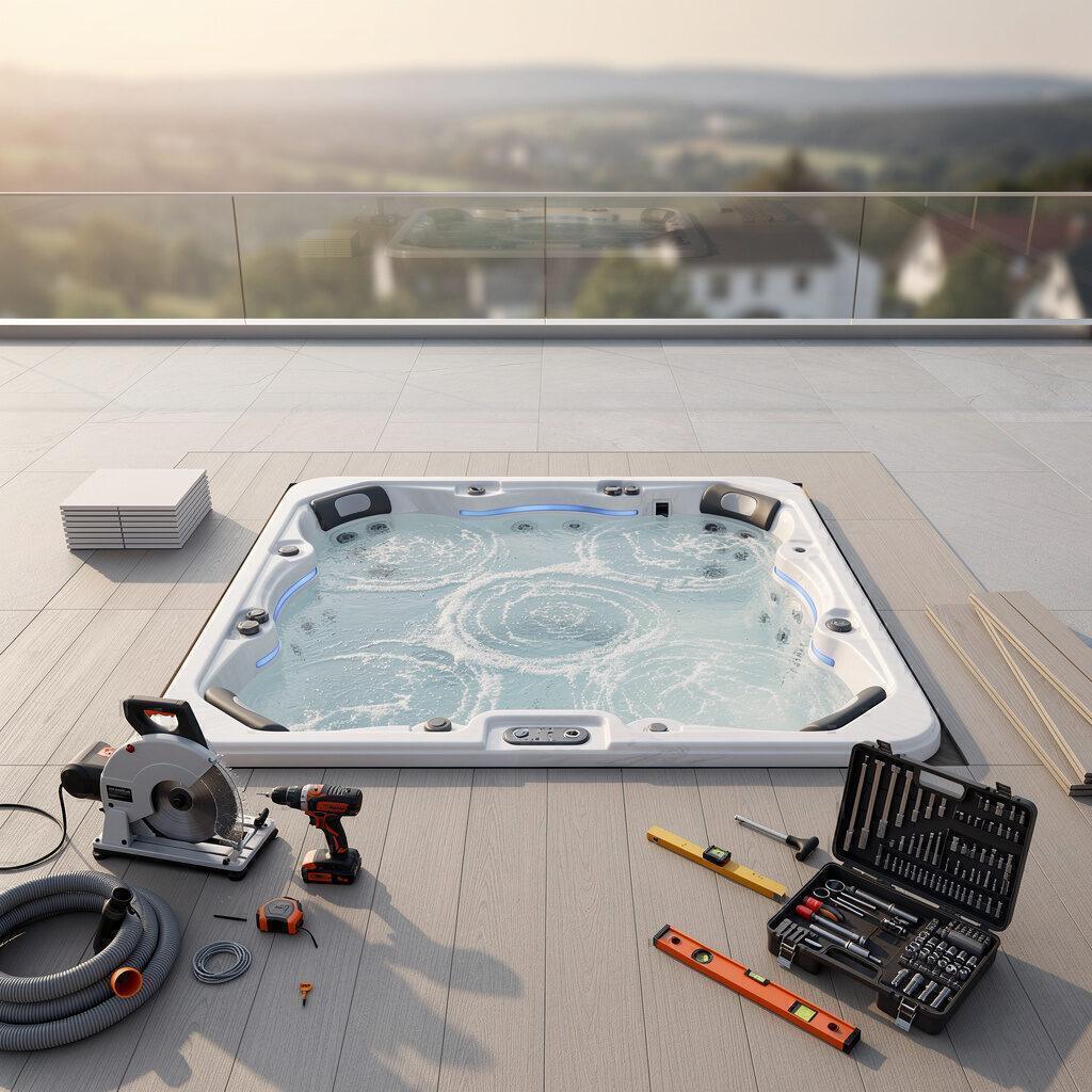 Whirlpoolbau durch Poolbau Hirsch GmbH